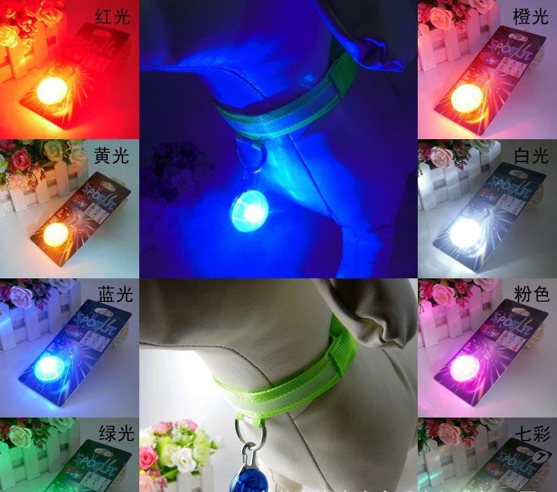 LED pets necklace pendant