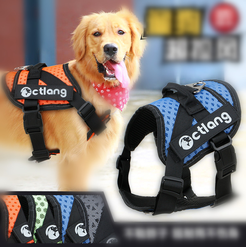 170111 Strengthened safety dog harness for medium to large sized dog