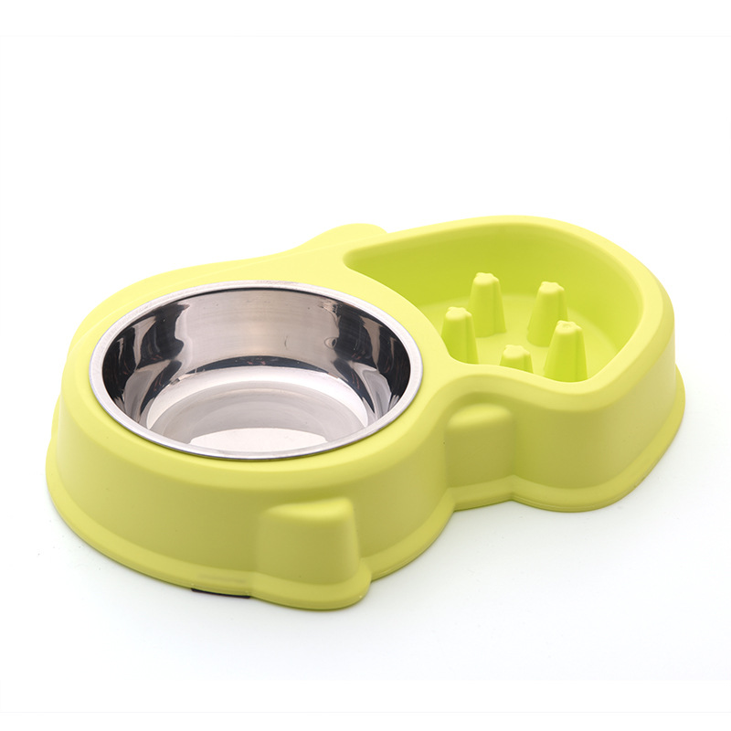 150115005 Water and Slow feed bowl for small dog and cat